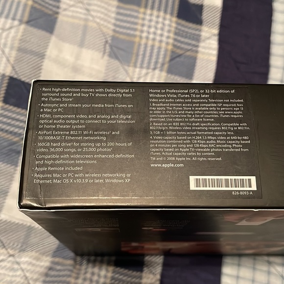 Apple TV 1st Generation 2008 (RARE VINTAGE) - Picture 2 of 14